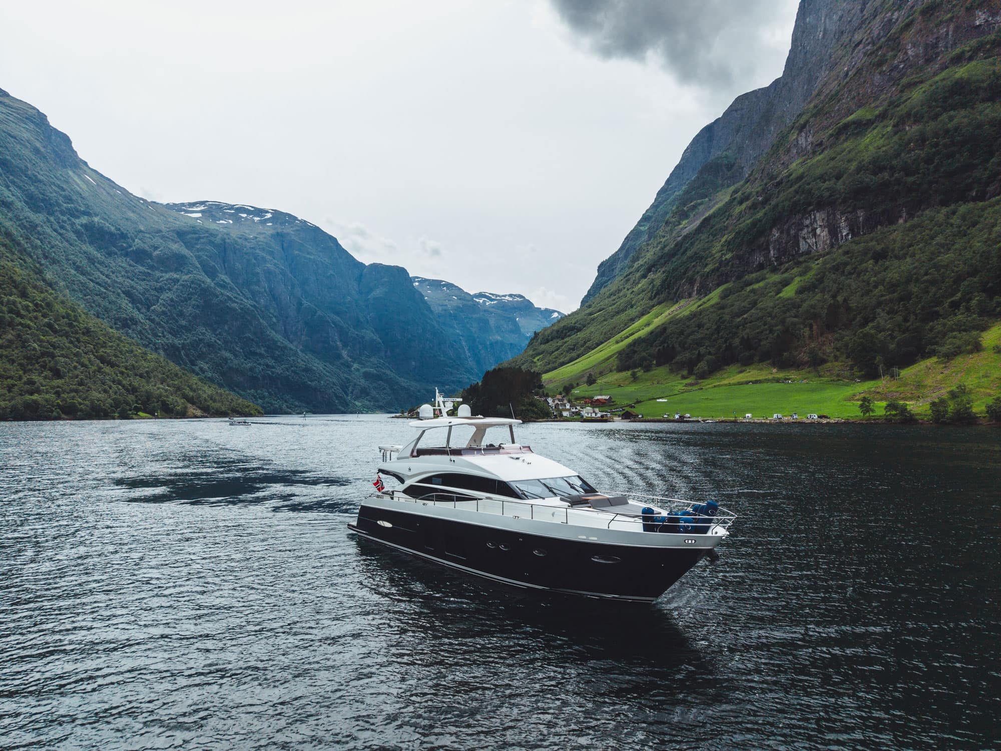 The flybridge of the Princess 72
